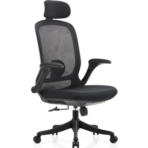 <span class=keywords><strong>Chaise</strong></span> <span class=keywords><strong>de</strong></span> <span class=keywords><strong>bureau</strong></span> ergonomique moderne en maille avec grand angle d'inclinaison, dossier haut robuste et accoudoirs 3D - Product Image 4