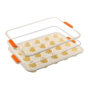 Non-Stick <b>Silicone</b> Cake Mold Grids Flower Shaped for Home <b>Baking</b> of Chocolate Fudge Jelly Cake Pans - Product Image 6