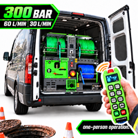 Machine de nettoyage de canalisations diesel LCM65HP30.60LD avec moteur de 65 CV pour le débouchage des égouts