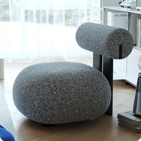 Fauteuil de lecture confortable pour salon, chaise longue moderne de luxe, petit fauteuil nordique pour chambre à coucher