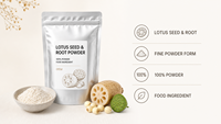Fabricant OEM certifié HACCP, FSSC22000, GMP, fournisseur d'usine, poudre de racine de lotus pure, extrait d'herbes, 100% qualité alimentaire