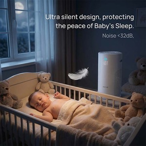 AVICHE C5, meilleur purificateur d'air silencieux fabriqué en Chine, pour la maison, avec filtre HEPA 13 <span class=keywords><strong>et</strong></span> lumière UV, idéal pour la chambre de bébé, la maternité <span class=keywords><strong>et</strong></span> les femmes enceintes. - Product Image 3