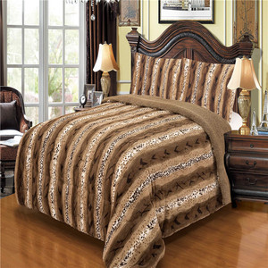 Lapin Fourrure <span class=keywords><strong>Couette</strong></span> Ensembles <span class=keywords><strong>De</strong></span> Literie <span class=keywords><strong>De</strong></span> Conception Animale <span class=keywords><strong>Tigre</strong></span> Fantaisie Imprimé PV En Peluche Personnalisé 100% Polyester Sauvage 300 Ensembles 4 Pièces CN;JIA - Product Image 4