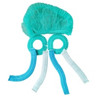 Capuchon de filet anti-cheveux jetable en tissu non tissé OEM pour hôpital