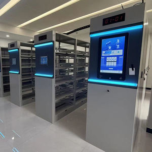 Système <span class=keywords><strong>de</strong></span> bibliothèque mobile compact pour l'archivage, système <span class=keywords><strong>de</strong></span> stockage <span class=keywords><strong>de</strong></span> fichiers intelligent, contrôle intelligent, mobilier <span class=keywords><strong>de</strong></span> bibliothèque - Product Image 1