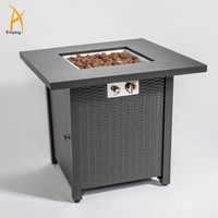 Table de foyer à Propane d'extérieur 28 pouces, Table de feu pour jardin