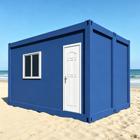 Maison conteneur préfabriquée moderne modulaire en kit 10ft 20ft 40ft, conception respirante pour chambres de jardin ou bureau d'entrée