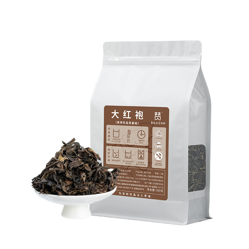 Оптовая продажа, Fujian dahongpao oolong, заказной фруктовый чай, пакетное молоко, пузырьковый чай, ингредиенты