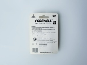 Batterie al Zinco-Carbone FOREWELL TCBEST 6F22 <span class=keywords><strong>9V</strong></span> per Utensili Elettrici, Elettronica di Consumo, Giocattoli, Telecomandi - Lunga Durata, Anti-Perdita di Carica - Product Image 4