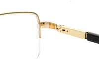 K736 Montura de Gafas Metálicas Rectangulares Modernas para Hombre, Lentes Graduadas de Medio Aro, Nuevas Gafas Ópticas Semimontura, Gafas de Negocios