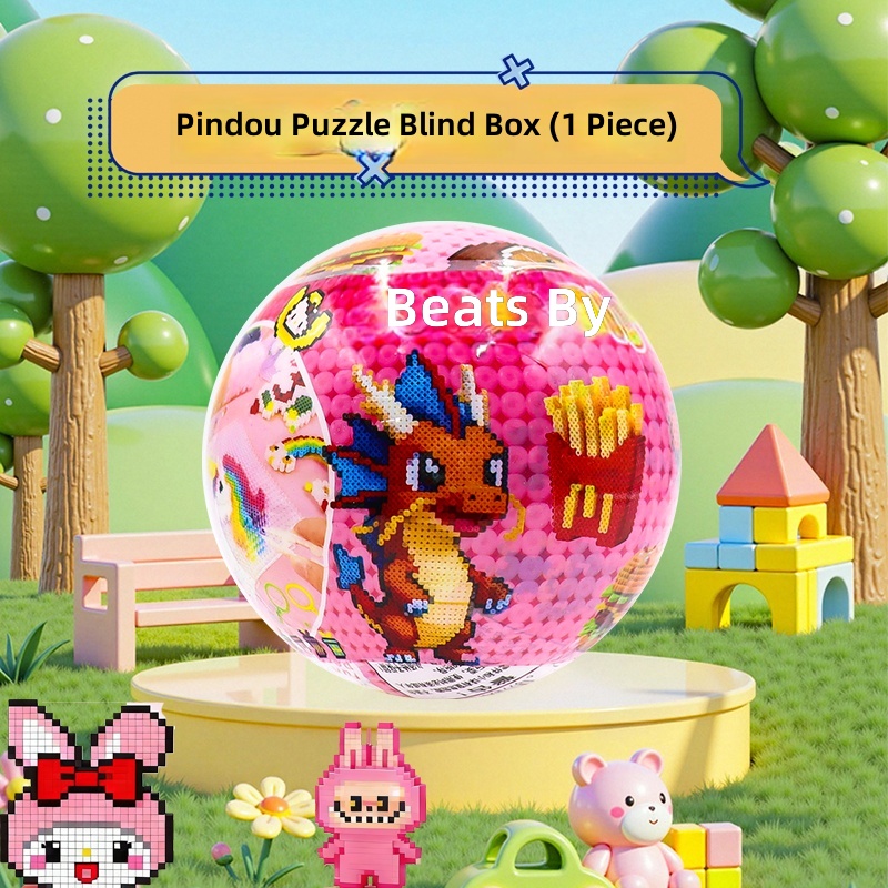Pixel Beads Educational DIY Gashapon Egg