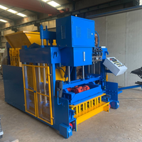 Machine de fabrication de briques et de blocs hydraulique semi-automatique intelligente RPT10-15 avec système PLC, moulage en 15-20 secondes