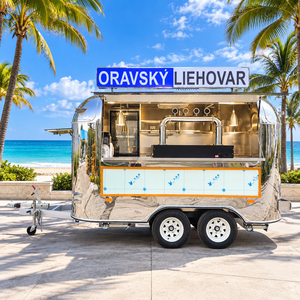 Remorque alimentaire mobile de 11,4 pieds pour la vente de fruits de mer et grillades, idéale pour les entreprises - Product Image 2