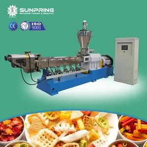 SunPring 3d pallet fryums food extruder machine production line 3 d fryums pallet machine