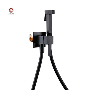 Роскошный черный ручной распылитель для биде - Product Image 1