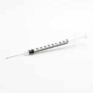 1毫升3毫升5毫升10毫升20毫升60毫升出厂价格ce认证一次性医用塑料消毒鲁尔带针锁式注射器