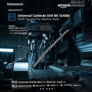 Foret universel en carbure Ta1006 12xD avec revêtement Nano TiAlN pour machines-outils - Product Image 3