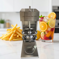 Machine à frites électrique multifonctionnelle QD-H004 400W, extracteur de jus de légumes et fruits et trancheuse à frites pour usine de snacks