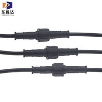 Connecteur circulaire M11 2 3 4 broches Type Câble électrique Câble d'alimentation PVC Vis Mâle Femelle Prise Connecteur étanche IP67