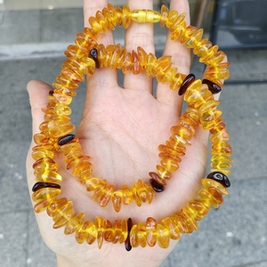 <span class=keywords><strong>Collana</strong></span> in <span class=keywords><strong>Ambra</strong></span> Naturale al 100% con Gemme Irregolari, <span class=keywords><strong>Ambra</strong></span> Sanguigna, Gioielli per Donna, Regali, Vendita <span class=keywords><strong>all</strong></span>'Ingrosso - Product Image 4