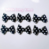Breloques en résine en forme de nœud, cœur, étoile pour DIY, boucles de chaussures, breloques de chapeau, broches, coques de téléphone