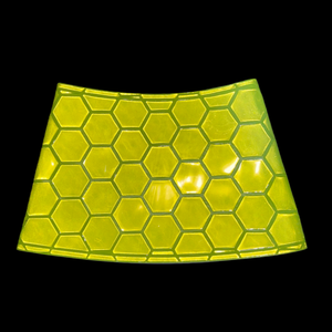 Фабрика по индивидуальному заказу, светоотражающая лента из ПВХ, желтые Светоотражающие материалы, не самоклеящиеся Светящиеся в темноте, защитная одежда для дорожного движения - Product Image 4