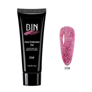 Nuevo Poly Gel para <span class=keywords><strong>Uñas</strong></span> BIN <span class=keywords><strong>Kis</strong></span> <span class=keywords><strong>De</strong></span> U As con CPNP, 15 ml, 36 Colores, Ecológico - Product Image 1