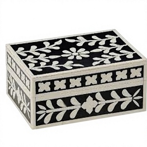 Best Selling Customized Handmade Luxury Modern Solid Zipper Bone Inlay Packaging Box Multifunctional <b>Storage</b> <b>Rings</b> Necklaces - Product Image 3