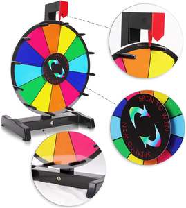 Spinning Prize Wheel Tabletop Color 14 Slots Spinning Wheel Editable Carnival Fortune <span class=keywords><strong>Spin</strong></span> to Win <span class=keywords><strong>Casino</strong></span> Trade Show - Product Image 5