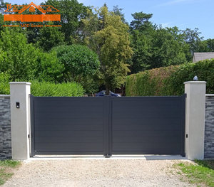 Puerta de entrada inteligente para jardín, puerta eléctrica para patio, puerta batiente de aluminio - Product Image 2