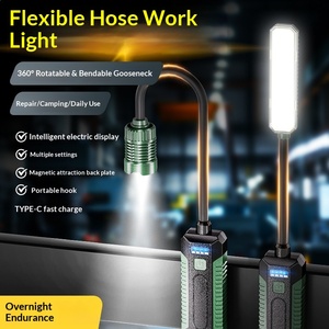 Lampe de travail LED magnétique multifonctionnelle 360° °   Lampe de travail flexible rechargeable COB pour extérieur, éclairage d'urgence, <span class=keywords><strong>réparation</strong></span> automobile - Product Image 1