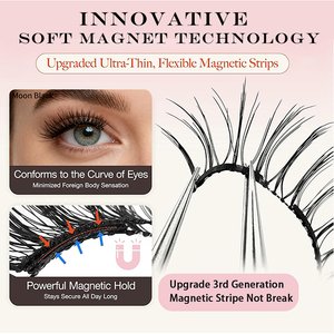 <span class=keywords><strong>Kit</strong></span> de <span class=keywords><strong>Cils</strong></span> Magnétiques Souples Beauté avec <span class=keywords><strong>Eyeliner</strong></span> Facile à Appliquer Réutilisable Imperméable <span class=keywords><strong>Faux</strong></span> <span class=keywords><strong>Cils</strong></span> pour Débutants Vente en Gros Logo Personnalisé - Product Image 5