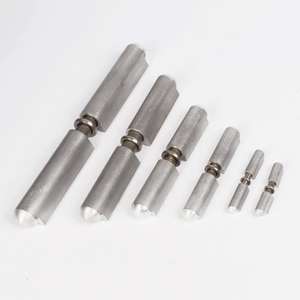 סגנון oem עיצוב תעשייתי ריתוך כדור שער עבור דלת ברזל, גוף ברזל עם סיכת פליז - Product Image 1