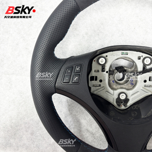 <span class=keywords><strong>Volante</strong></span> de Cuero Perforado Personalizado para <span class=keywords><strong>BMW</strong></span> E84 E83 E53 E70 E71 E90 E92 E86 E89 E81 E87 E82 E88 E36 E60 E93 - Product Image 3