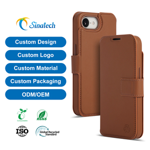 เคสโทรศัพท์แบบพับได้พร้อมช่องใส่บัตร หนัง PU รีไซเคิล GRS คุณภาพสูง ดีไซน์หรูหรา สำหรับ <span class=keywords><strong>iPhone</strong></span> 17 16 15 14 Pro Max และ Samsung S25 - Product Image 6