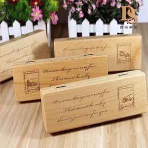 Boîte <span class=keywords><strong>Pandora</strong></span> plates en bois, charnière, présentoir de perles, étui à bijoux - Product Image 3