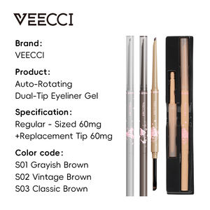 VEECCI1+1 stylo gel pour eye-liner de remplacement, stylo gel pour eye-liner plus pratique et remplaçable - Product Image 3