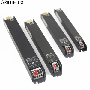 LED Driver Space Saving Aluminum Housing 12V/24V AC DC <b>Converter</b> Low <b>Voltage</b> Output Small Size for Retail Display Light - Product Image 1