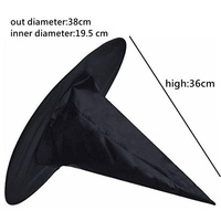 Chapeau de sorcière de magicien noir d'halloween, Costume de fête d'halloween, accessoires de décoration de cosplay pour hommes femmes enfants