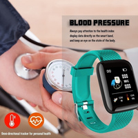 Santé montre intelligente 116 Plus montre de fréquence cardiaque bracelet intelligent montres de sport bande intelligente Reloj Inteligente