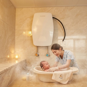 Calentador de Agua Eléctrico sin Tanque <span class=keywords><strong>TELDE</strong></span> de 24000W, Trifásico, con Control Táctil, Pantalla LED, Clase de Impermeabilidad IPX4, Eficiencia Energética, Rápido - Product Image 1