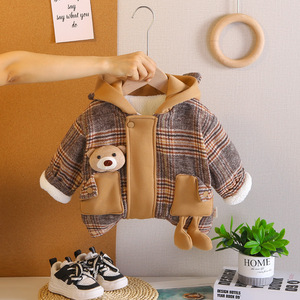 Vente directe en gros, veste à capuche épaisse pour garçons, motif de dessin animé, automne-<span class=keywords><strong>hiver</strong></span>, vêtements chauds, <span class=keywords><strong>manteau</strong></span> pour enfants - Product Image 4