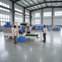 Línea de Producción de Relleno Termoadhesivo Seanoel, Planta de Fabricación de Relleno Suave sin Pegamento, Máquina de Rollos de Dacron