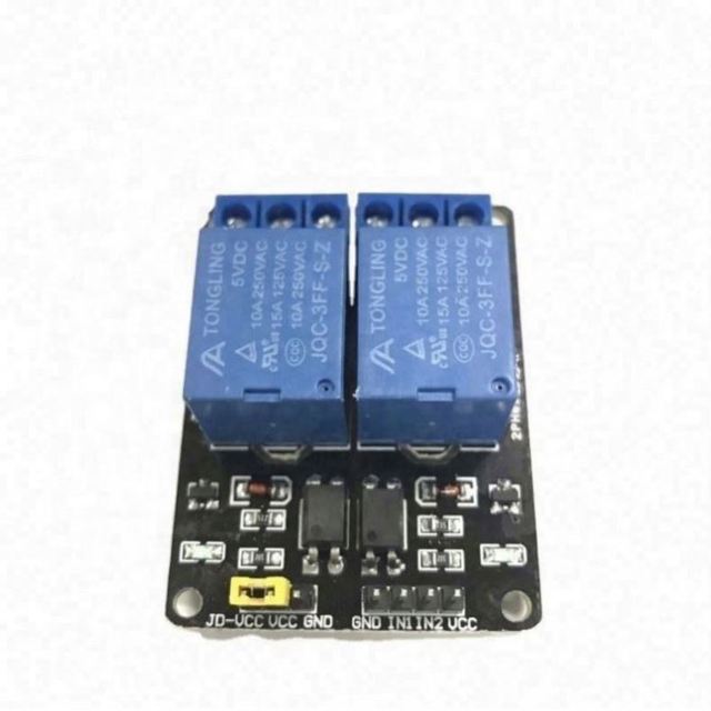2 Channel Relay Module with Light Coupling 5V