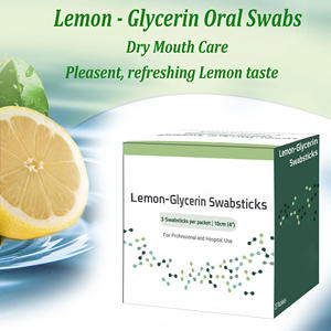 Label pribadi penggunaan tunggal steril Lemon gliserin Oral <span class=keywords><strong>swabstick</strong></span> untuk bibir kering bantuan - Product Image 3