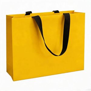 Custom Luxury <b>Gift</b> Paper <b>Bag</b> - Recycled Paperboard/Ivory Board Packaging - Product Image 1