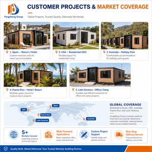 Case Container Prefabbricate, <span class=keywords><strong>Casa</strong></span> Compatta Espandibile 20ft 40ft, <span class=keywords><strong>Casa</strong></span> Container Espandibile con 3 Camere da Letto per USA e Giardini - Product Image 3
