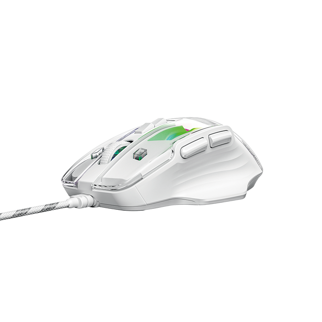 Xtrike Me GM-319 Wired Optical Gaming Mouse 6400 DPI 7+ RGB Programmable 12 Buttons Ergonomic Right-Handed PC Laptop Made Spain