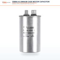 Condensateur HVAC CBB65 50uF 440VAC à film métallisé auto-réparant, à usage continu pour démarrage de moteur, faible augmentation de température pour pompe à chaleur