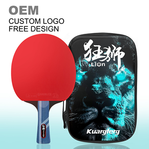 ไม้ปิงปองกลางแจ้งปรับแต่งได้ไม้ตีปิงปองทนทานพร้อมฐานคาร์บอนไฟเบอร์ - Product Image 1